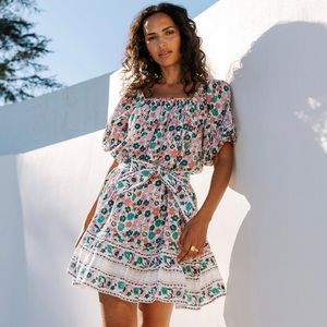 Cleobella Mara Mini Dress Wildflower Size Small